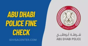 Abu Dhabi Police Fine Check By Emirates ID Online