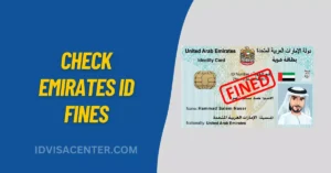 Check Emirates ID Fines Online Inquiry 2024