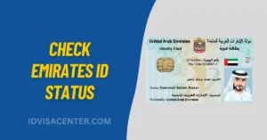 Emirates ID Status Check