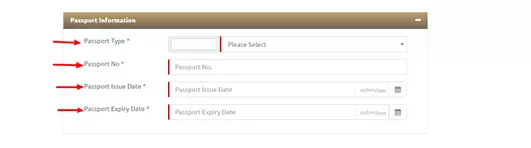 Passport Info