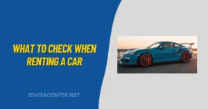 What to check when renting a car
