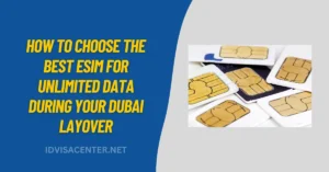 How to Choose the Best eSIM for Unlimited Data During Your Dubai Layover